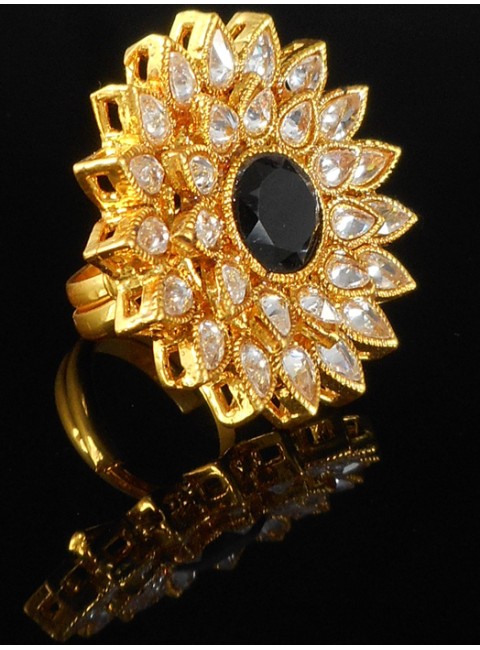 Designer Polki Finger Ring